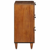 Sideboard Walnut 60 x 33 x 75 cm Solid Mango Wood 4018227