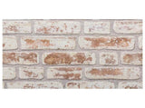 Wall Panels 10 pcs Red and White 100 x 50 cm EPS Foam 42046101