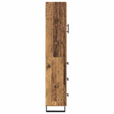 Highboard Old Wood 34.5 x 34 x 180 cm Engineered Wood 3415773