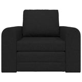 Folding Sofa Bed Black 98 x 71 x 83 cm Fabric 42030502
