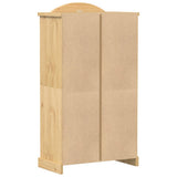 Wardrobe "Corona" 102x52x186 cm Solid Wood Pine 4012154