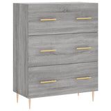 Sideboard Grey Sonoma 69.5x34x90 cm Engineered Wood 827842