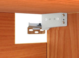 Wall Cabinet 2 pcs Wax Brown 80 x 30 x 35 cm Solid Pine Wood 869856