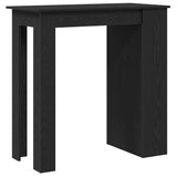 Bar Table with Storage Rack Black Oak 102x50x103.5 cm 862079