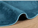 Rug OVIEDO Short Pile Turquoise 120 cm 375611