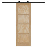Sliding Door ORKDAL Natural 73.5 x 211 cm Solid Pine Wood 3445495
