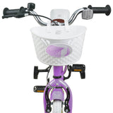 Kids Bike 12 Inches for 2-4 Years Old Purple 42009217
