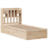 Bed Frame without Mattress 90x190 cm Single Solid Wood Pine 3323515