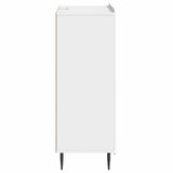 Sideboard High Gloss White 66 x 34.5 x 91.5 cm Engineered Wood 894399