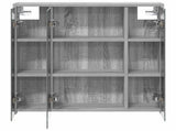 Bathroom Mirror Cabinet Grey Sonoma 63.5 x 16 x 62.5 cm 889156
