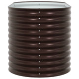 Garden Raised Bed Brown 160 x 80 x 81 cm Steel 42008135