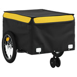 Bike Trailer Black and Yellow 45 kg Iron 94106