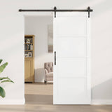 Interior Door White 86 x 211 cm Plywood 42052397