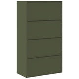 Storage Cabinet Olive Green 80 x 40 x140 cm Steel 3406182