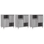 Sideboards 3 pcs Grey Sonoma Engineered Wood 3190147