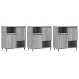 Sideboards 3 pcs Grey Sonoma Engineered Wood 3190147