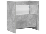 Bathroom under Sink Cabinet Concrete Grey 78.5 x 37.5 x 81 cm 890107