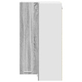 Hanging Cabinet Grey Sonoma and White 57 x 57 x 100 cm 884375