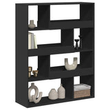 Room Divider Black 100x33x125.5 cm Engineered Wood 3309484