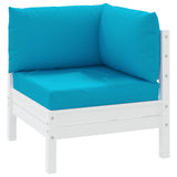 Pallet Cushions 3 pcs Light Blue Oxford Fabric 361777
