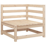 Garden Sofa Set Natural Wood Solid Pine Wood Large Modular 3299485