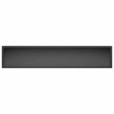 Garden Planter Black 100 x 20 x 20 cm Cold-rolled Steel 8005176
