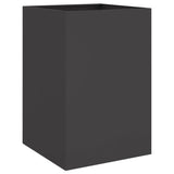 Planter Black 52x48x75 cm Steel 841583