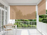 Outdoor Roller Blind 225 cm Beige 43422