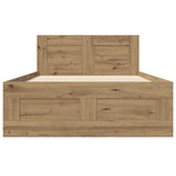 Bed Frame with Headboard Artisian Oak 80 x 200 cm 3429684