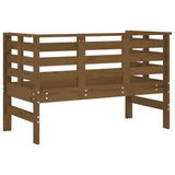 ZNTS Garden Bench Honey Brown 111.5x53x71 cm Solid Wood Pine 825138