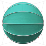 Pool Dome 472 x 460 x 229 cm 185T polyester with PU coating 42001116