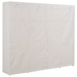 Wardrobe White 200x40x170 cm Fabric 248200