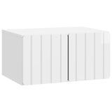 Wall-Mounted TV Cabinet High Gloss White 59.5 x 41 x 30 cm 898339
