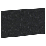 Wall-Mounted Headboard DELFT Black Engineered Wood 897196