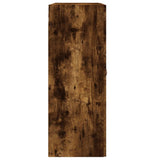 Wall Mounted Cabinet Smoked Oak 69.5x34x90 cm Engineered Wood 830361