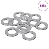 Washers 50000 pcs Silver Iron 864453