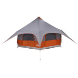 Family Tent Grey and Orange 10-Person 42017393