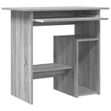 Desk Grey Sonoma 80x45x74 cm Engineered Wood 815478
