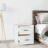 ZNTS Bedside Cabinet White 50x39x47 cm 816704