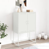 Highboard White 68.5x38.5x107 cm Steel 846511