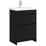 Bathroom Furniture Set Black Oak 61 x 40 x 84.5 cm 3404259