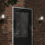 Outdoor Wall Lights 2pcs Black Stainless Steel 4006233