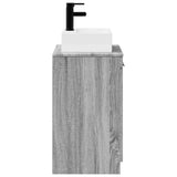Bathroom Furniture Set Grey Sonoma Engineered Wood 3404246