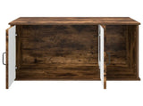 Cat House Smoked Oak 85 x 55 x 50 cm Engineered Wood 8000739