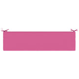 2-Piece Bench Cushions SOEST 2 pcs 100% Polyester Pink 949825