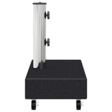 313667 Umbrella Base Black 45x25x8 cm Granite