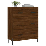 Sideboard Brown Oak 69.5x34x90 cm Engineered Wood 827867