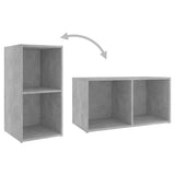 3 Piece TV Cabinet Set Concrete Grey Engineered Wood 3080019