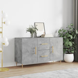 Sideboard Concrete Grey 100x36x60 cm Engineered Wood 828160