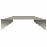 Garden Cover Profile 10 pcs 100 x 20 x 5 cm Stainless Steel 8012929